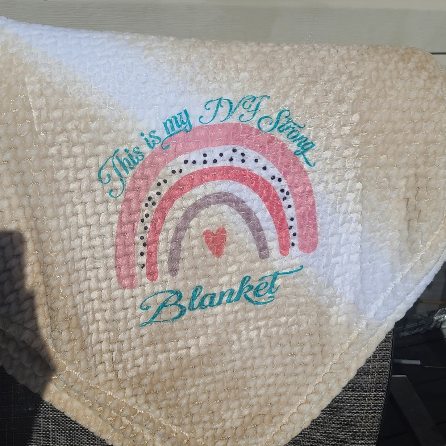 IFV Strong Ombre Plush Throw