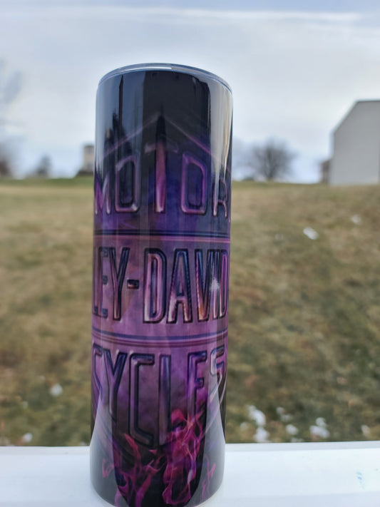 Purple Harley 20oz Tumbler