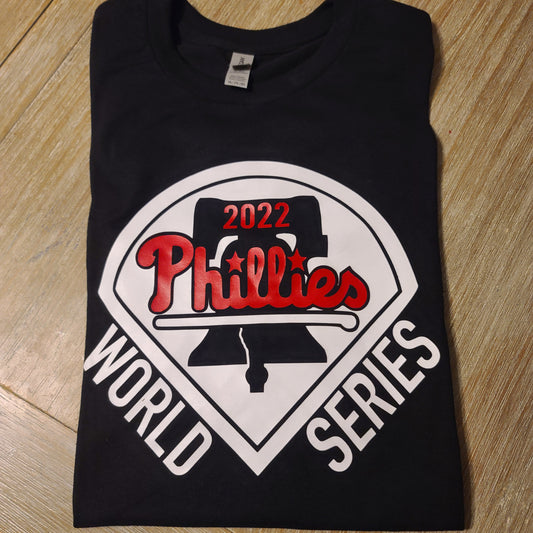 Phillies WS 2022 Black Shirt