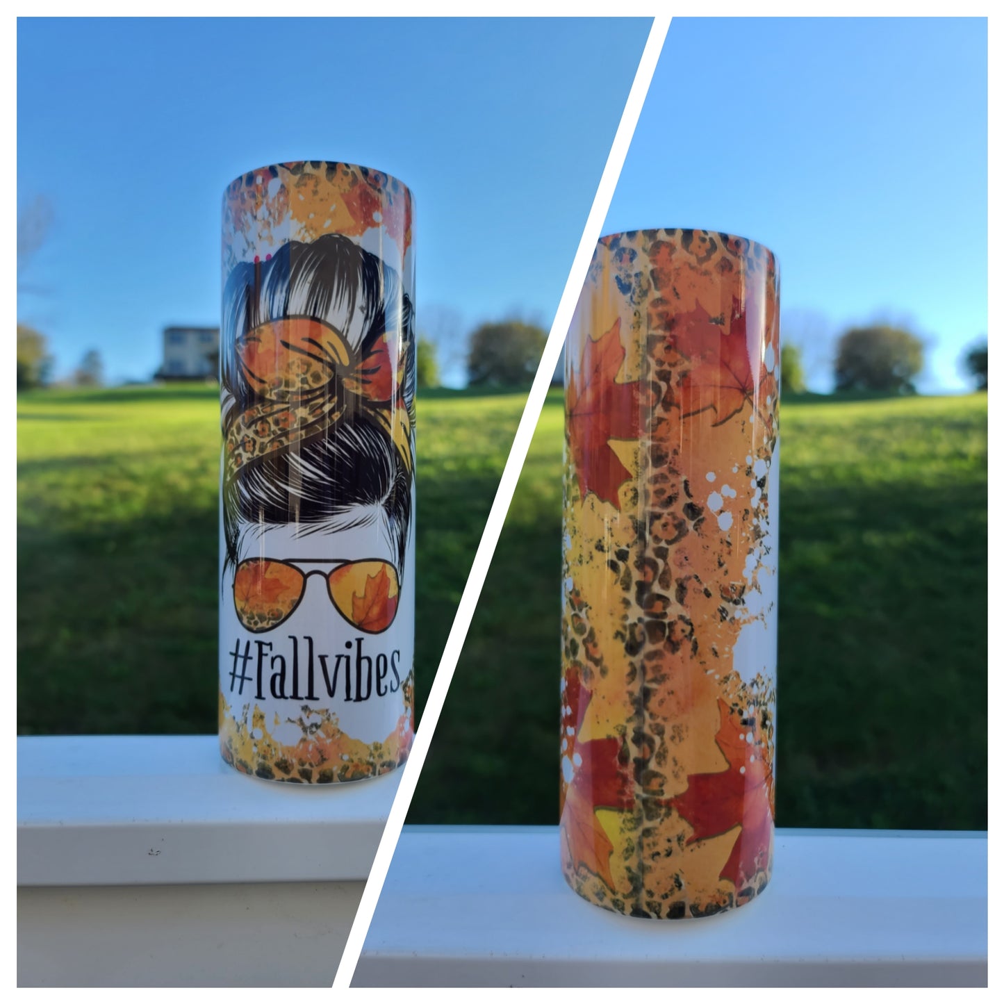 Fall vibes tumbler