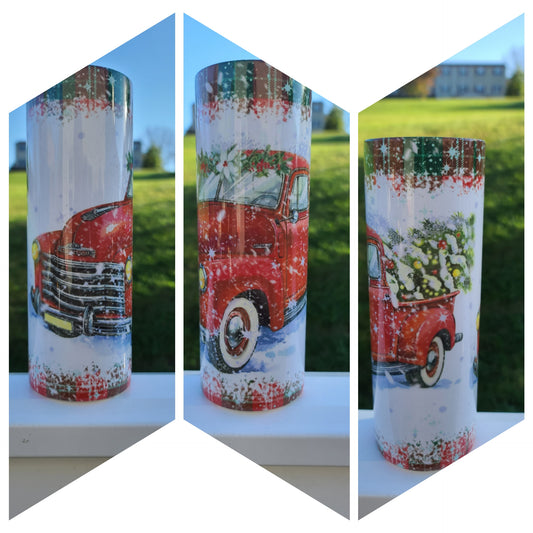 Red Truck 20oz tumbler