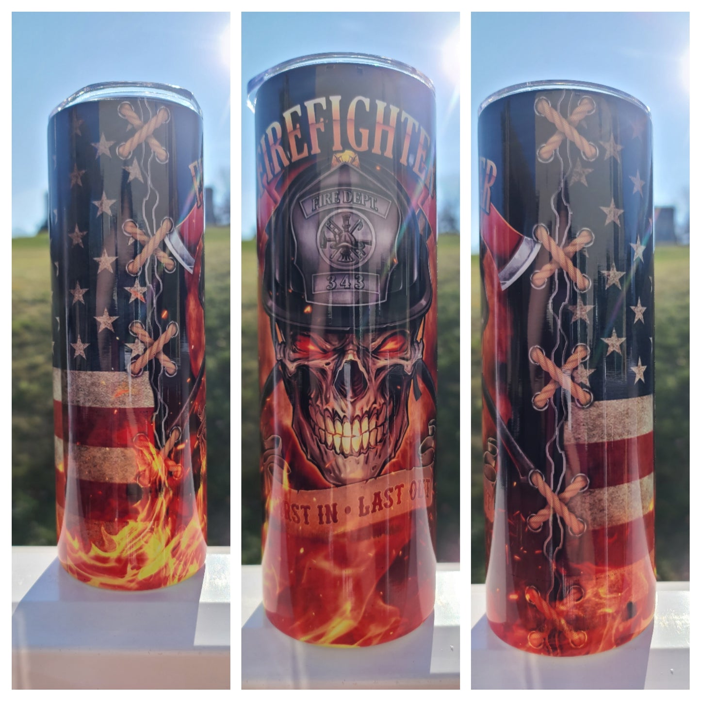 Firefighter Tumbler