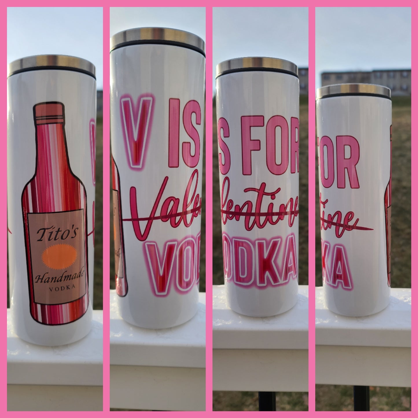 V is for Vodka 20oz Tumbler